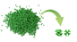 Eco Friendly Turf Rubber Infill / Cooling Infill untuk rumput buatan