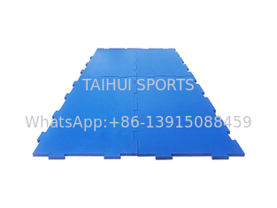 HIC/CFH Tes Dampak Perlindungan Keamanan Puzzle Pad Shock Absorpsi Pad Soft Fall 30mm 50mm Interlocking Playground Mats