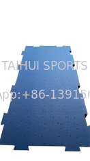 PE resin taman bermain ShockPads Artificial Grass Puzzle Pad Lapisan lembut 30mm 40mm 50mm UV tahan memberikan lebih banyak keamanan dan kegembiraan