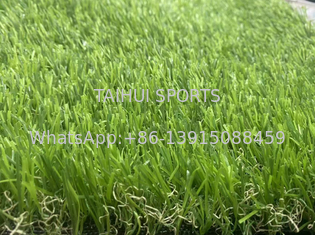 Rumput buatan hijau 30mm Tembok rumput untuk lantai olahraga rugby Gratis perawatan