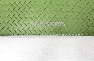 UV5000 Style 8-20mm Poly Ethylene Shockpad Underlay Tahan sinar UV yang sangat baik untuk lapangan sepak bola / rugby / hoki yang bebas perawatan