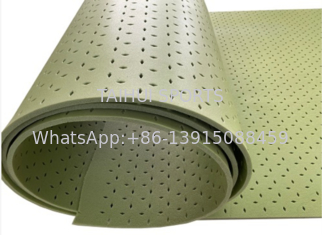 Tahan kimia yang sangat baik Diamond-Pattern Shock Pad PE Foam Untuk Artificial Grass Sports Field Roll Package