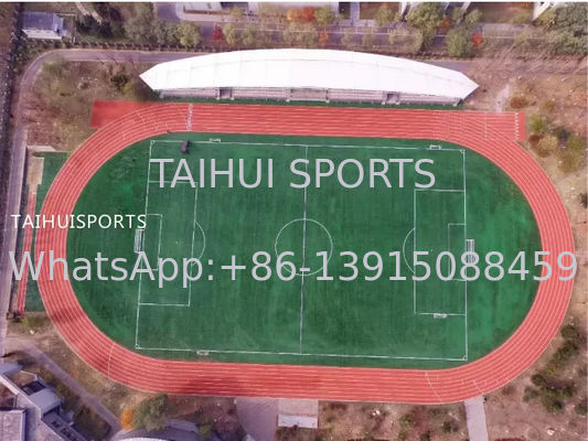 Standar FIFA 8mm 10mm 15mm Artificial Grass Underlay dengan penyerapan kejut yang sangat baik untuk lapangan olahraga