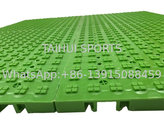 TPE Sports Court Interlocking Tiles, Artificial Grass Sports Tiles Untuk Lapangan Basket