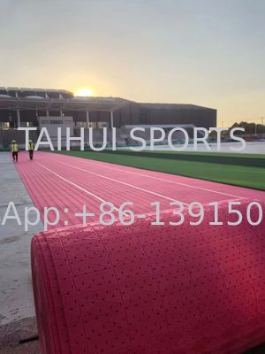 10mm 12mm XPE Foam Shockpad Underlay Untuk Sepak Bola Sepak Bola Lapangan Artificial Turf