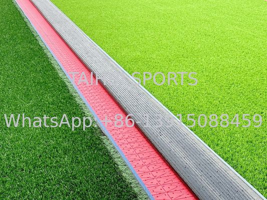Standar FIFA 8mm 10mm 15mm Artificial Grass Underlay dengan penyerapan kejut yang sangat baik untuk lapangan olahraga