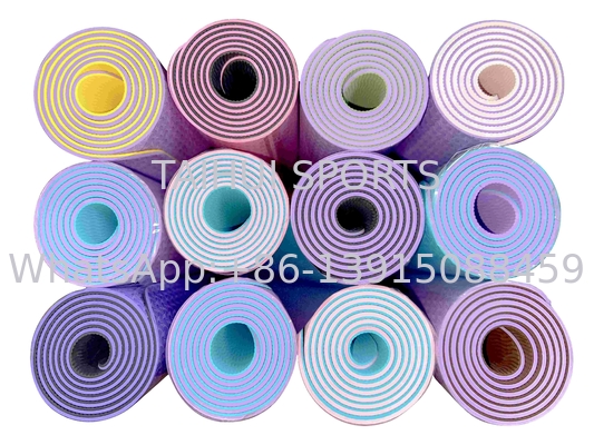 Gym Yoga Setiap Hari Latihan Yoga Mats 6MM Cushy Lantai Mats