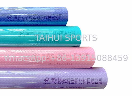 Unisex Yoga Latihan Mat tebal non slip Fitness Mat Dengan Tali Elastis