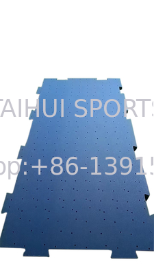 PE resin taman bermain ShockPads Artificial Grass Puzzle Pad Lapisan lembut 30mm 40mm 50mm UV tahan memberikan lebih banyak keamanan dan kegembiraan