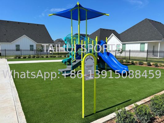 Keset Puzzle Interlock Pelindung Keamanan Peredam Guncangan Jatuh Lembut 10mm-50mm untuk Area Bermain