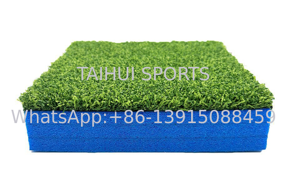 Rumput buatan Lapangan bermain Shock Pads Underlaying 30mm 40mm 50mm Tepi Mat Puzzle