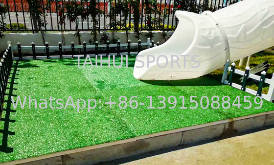 Fire Resistant Foam Shock Pad Artificial Grass Untuk Semua Olahraga Multipurpose Dan Standar FIFA