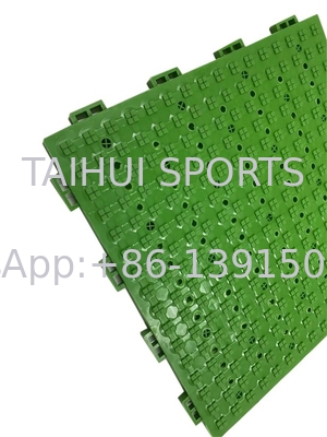 Perekat sabuk sintetis Shock Pad Desain drainase yang sempurna untuk lapangan basket dan lantai tenis meja