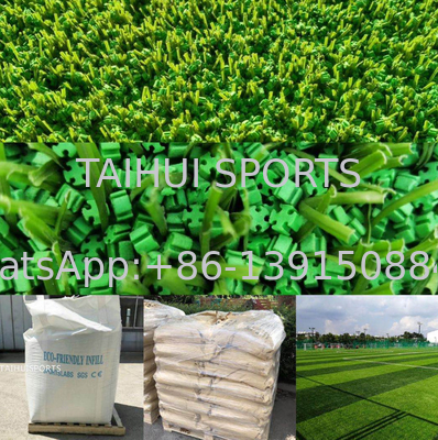 Anti UV Artificial Grass Infill TPE Granule Shock Absorption Sepak bola / Golf / Basket / Gym