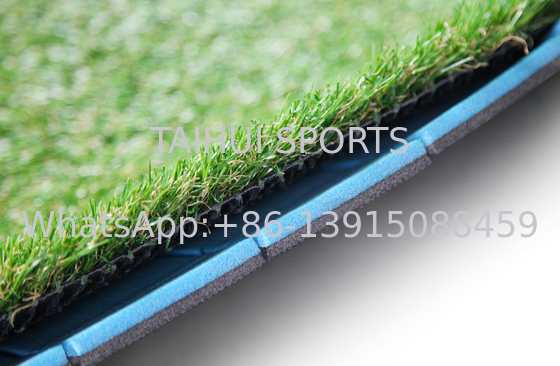 Permeabilitas air yang baik Daya tahan tinggi Tanah sintetis Shock Pad Untuk sistem rumput buatan