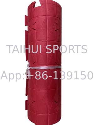 10 MM Tanah Lapis sintetis Tanah Lapis Shock Pad Dengan Lubang Bunga Matahari Untuk Rumput Buatan
