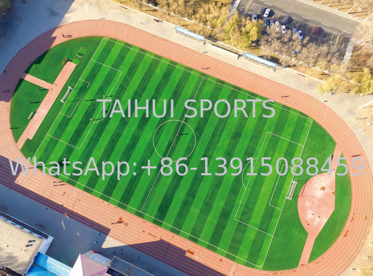 10mm 12mm 15mm 20mm Kualitas Tinggi Rumput buatan FIFA & FIFA2024 Disertifikasi Shock Pad