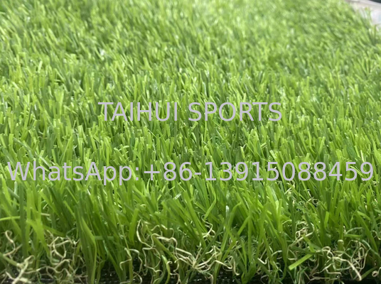 Rumput buatan hijau 30mm Tembok rumput untuk lantai olahraga rugby Gratis perawatan