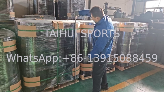 15mm Hitam SBR Granule Karet Mats Shock Pad √ Ideal untuk Gym Indoor & Hockey