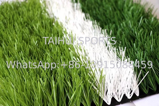 Custom Dark Green Light Green Artificial Grass Lapangan Olahraga