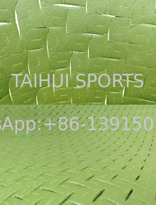 UV5000 Gaya Baru 8-20mm Poly Ethylene Shockpad Underlay Untuk Lapangan Sepak Bola / Rugby / Hoki Perbaikan Gratis Dan Tahan UV yang sangat baik