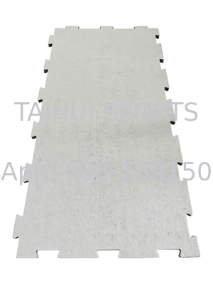 Tiga Lapisan Waterproof Interlocking Shock Pad Untuk Taman bermain Melindungi Anak-anak Dari Bahaya 30-50mm Ketebalan
