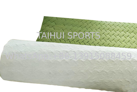 Lubang drainase lebar 1,5m Shock Pad untuk lapangan sepak bola