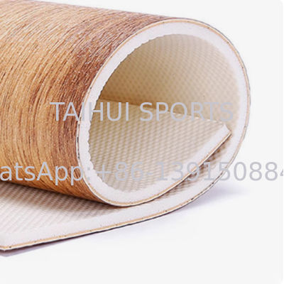 Lantai olahraga PVC tahan air anti-slip untuk lapangan bola basket, bola voli dan badminton