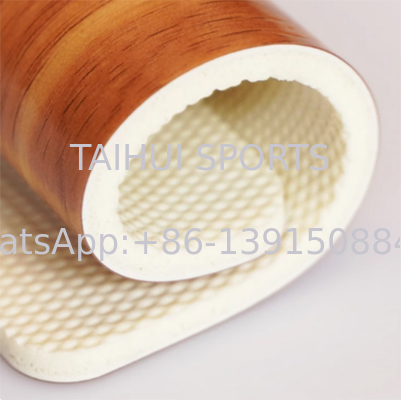 Lantai Olahraga Tahan Lama 3.5mm-8mm Ramah Lingkungan Modern dengan Motif Kayu untuk Lapangan Bola Basket/ Bola Voli/ Tenis Meja/ Bulu Tangkis/ Pickleball