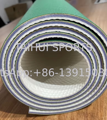 3Ketebalan.5mm-9.0mm Lantai Olahraga untuk Lapangan Tenis/Basketball/Badminton/Volleyball Pad