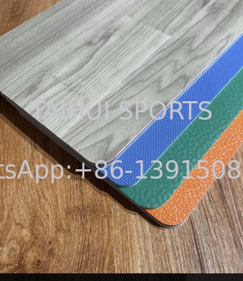3Ketebalan.5mm-9.0mm Lantai Olahraga untuk Lapangan Tenis/Basketball/Badminton/Volleyball Pad