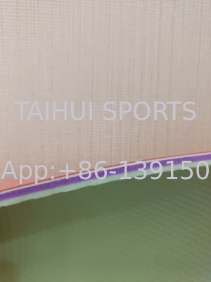 6mm Badminton Pvc Floor Tile Hijau/ Biru/ Kuning/ Merah/ Abu-abu Kebugaran Luar Ruang Lantai PVC