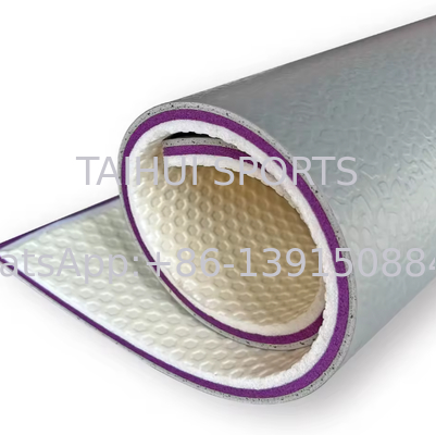 Pabrik Langsung Pvc Badminton Roll Up Lantai Vinyl Sport Court Karet Lantai Mats Plastik Lantai PVC