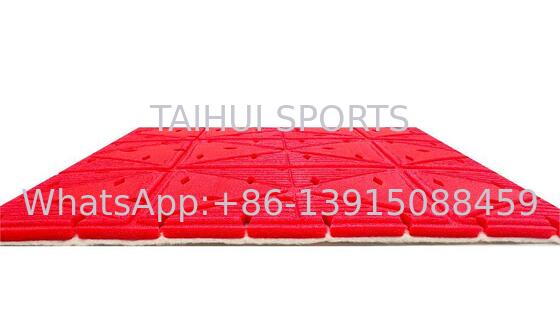 10mm 12mm 15mm 20mm Kualitas Tinggi Rumput buatan FIFA & FIFA2024 Disertifikasi Shock Pad