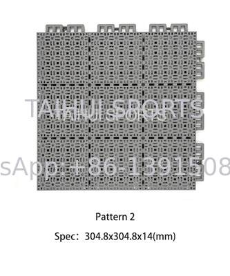 Penjualan Terlaris Inovatif Lantai Plastik Rakitan Multi-Guna Suspended untuk Lapangan Basket & Olahraga Tekstur Permukaan Polos