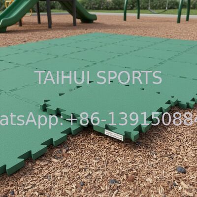Mat Keamanan Interlocking Busa PE dengan Ketebalan 10-100mm dan HIC & CFH Terjamin untuk Alas Kejut Taman Bermain