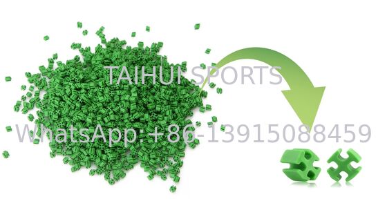 Granul Isi TPE Ramah Lingkungan untuk Sistem Rumput Sintetis dengan Bahan Daur Ulang, Isolasi Termal yang Baik