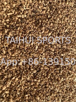 Granul Karet Gabus Ramah Lingkungan Tidak Beracun Dengan Infill Rumput Organik Insulasi Panas Untuk Lapangan Sepak Bola Rumput Buatan Olahraga