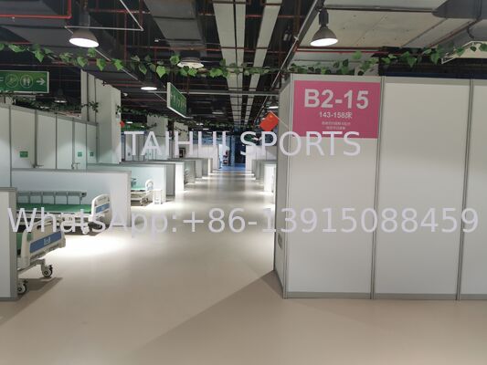 Lantai Gym Serbaguna Vinil 3.5Mm/4.5Mm/5.0Mm/6.0Mm/7.0Mm/8.0Mm Gulungan Penuh