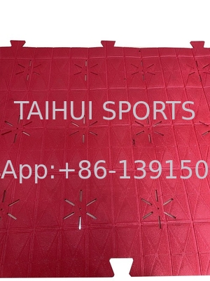 Interlocking Artificial Grass Shock Absorbing Underlay Mudah dipasang untuk lapangan olahraga