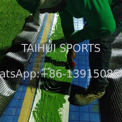 Custom Shock Pad Underlay Untuk Artificial Grass World Rugby Sertifikasi