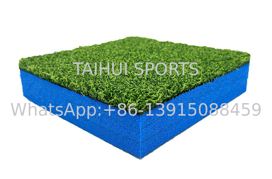 Sistem rumput sintetis dengan bantalan kejut TAIHUI untuk bantalan perlindungan jatuh taman bermain