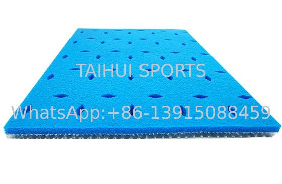 10mm Ketebalan FIFA Sertifikasi rumput buatan Shock Pad Underlay dengan Shock Absorption yang sangat baik untuk lapangan olahraga