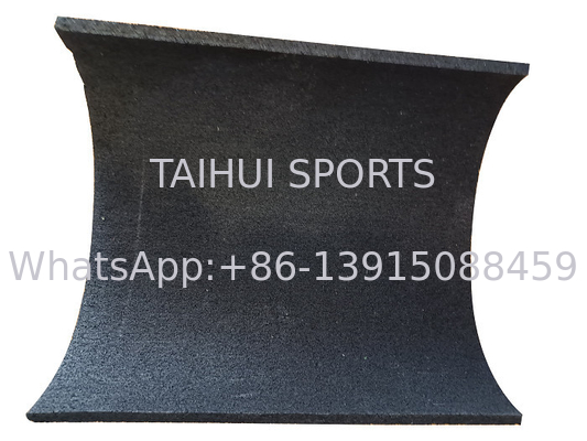 15mm Hitam SBR Granule Karet Mats Shock Pad √ Ideal untuk Gym Indoor & Hockey