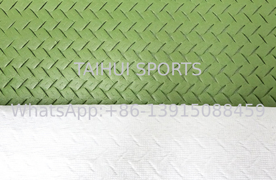 UV5000 Gaya Baru 8-20mm Poly Ethylene Shockpad Underlay Untuk Lapangan Sepak Bola / Rugby / Hoki Perbaikan Gratis Dan Tahan UV yang sangat baik