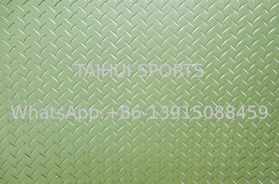 Desain Baru PE Foam Material Shock Pad Underlay Blue Green Color Roll Package untuk Lapangan Sepak Bola