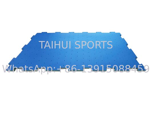 Shock Pad Interlocking Puzzle Pad dengan 30kg/m3 Densitas 20-70mm Ketebalan HIC/CFH Disertifikasi untuk keselamatan taman bermain