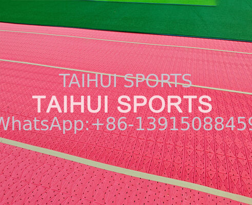 Standar FIFA Pengendapan Shock Pad 10mm dengan Drainase Tinggi untuk Lapangan Olahraga Rumput Buatan
