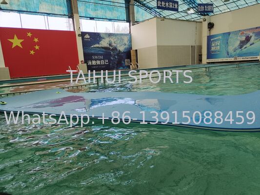 Mat Busa Tahan UV Mengapung di Air Bunga Teratai Pelampung Kolam Tanpa Tiup Pelana Air untuk Pantai Danau