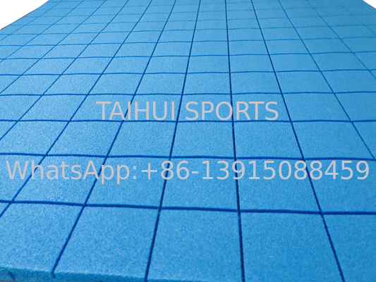 Standar FIFA Shockpad rumput buatan Tiga Lapisan 12mm 15mm PE Foam Underlay
